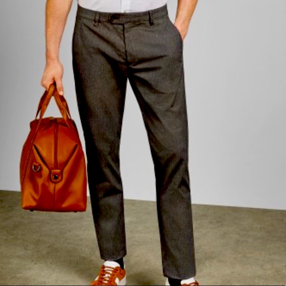 TED BAKER LONDON MENS Slim fit textured pants